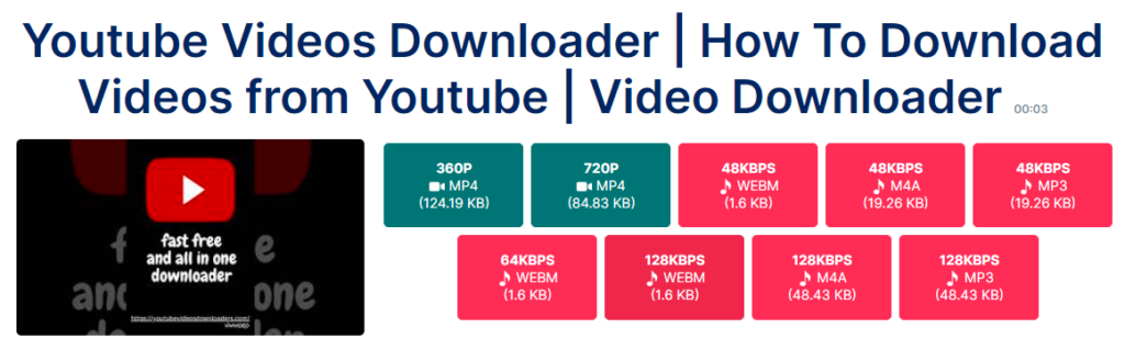 hw 2 YouTube Videos Downloader